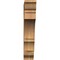 Ekena Millwork Balboa Traditional Rough Sawn Bracket, Western Red Cedar, 4"W x 22"D x 22"H BKT04X22X22BOA01RWR - alternate 4